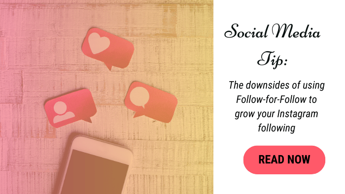 Social Media Tip: Instagram Follow-For-Follow Pitfalls